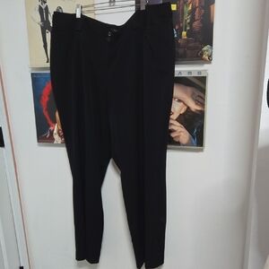 Lane Bryant Black Tailored Trousers Plus Size 6